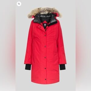 EUC Canada Goose Sherbrooke Parka - Red